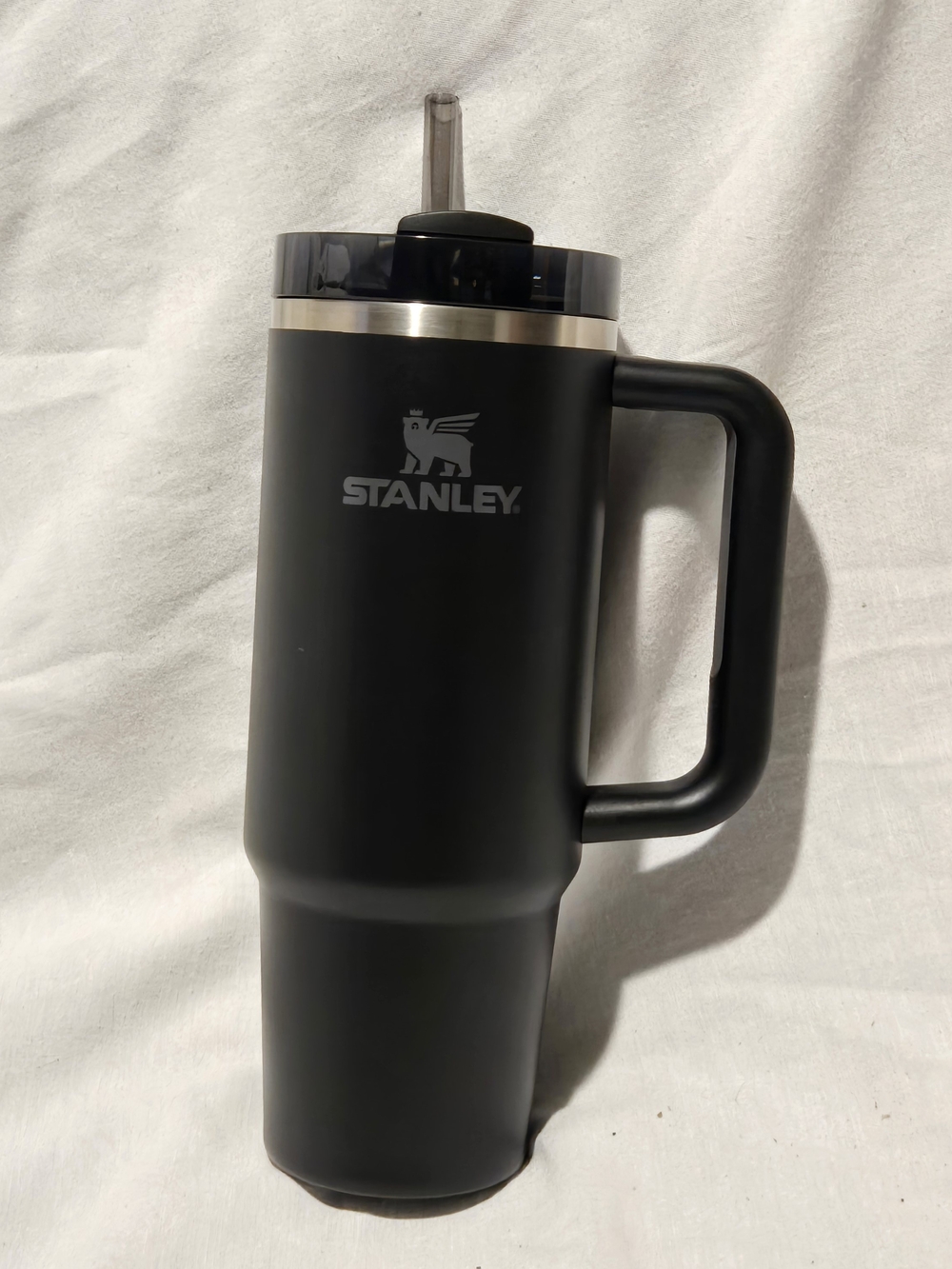 Stanley Black Travel Mug with Handle - Black